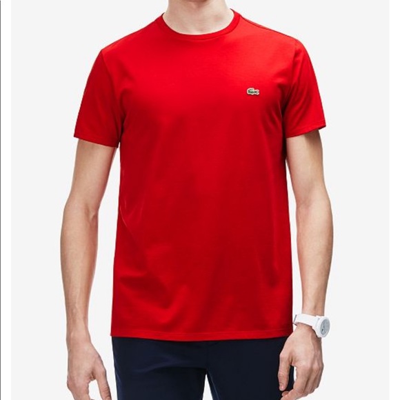 lacoste red tshirt